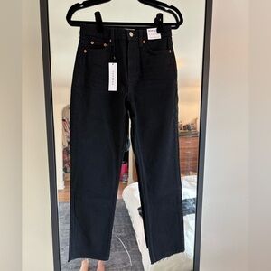 Topshop Mid-rise Straight Jean